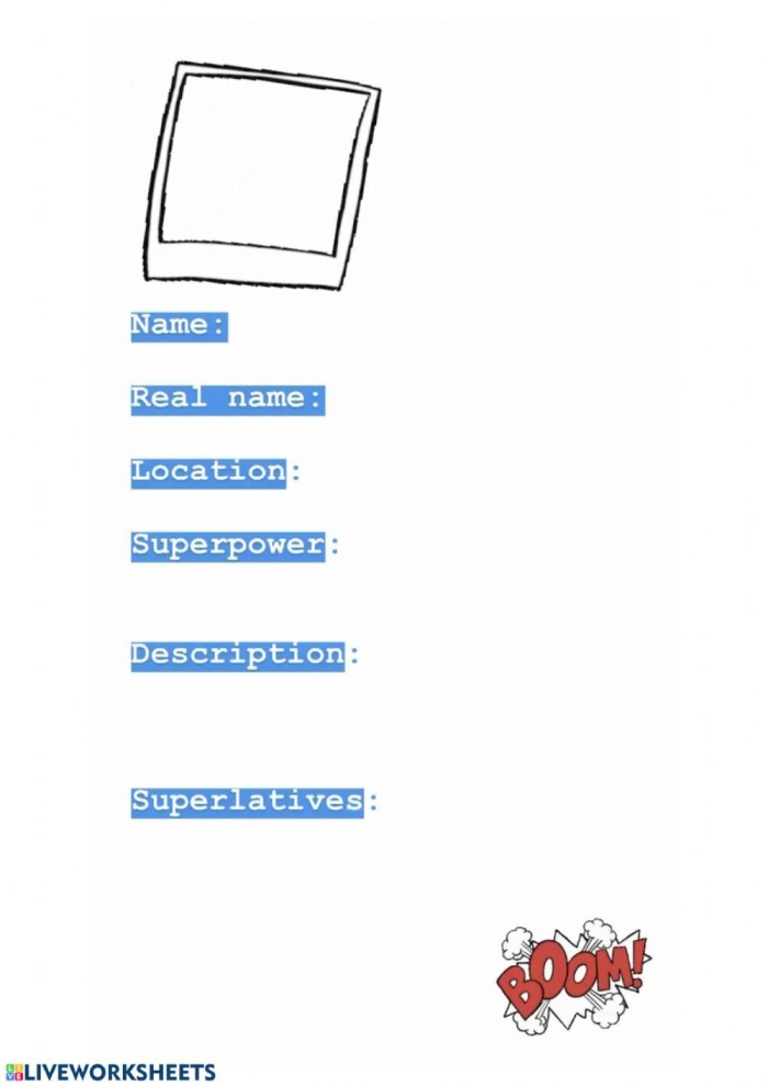 Engaging super hero writing activity for third graders on main ideas and details Second grade worksheet featuring superheroes to practice supporting details