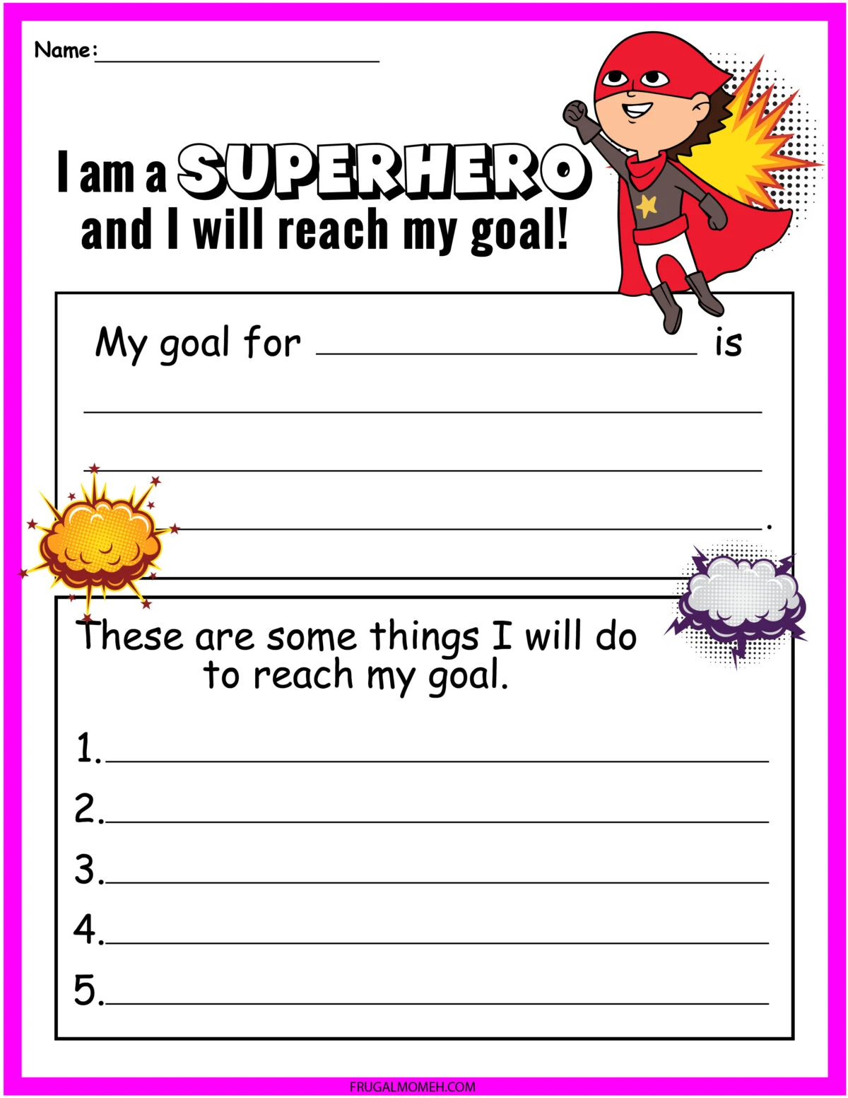 Super Hero Supporting Details writing activity for third graders image 17 Second grader completing a superhero-themed worksheet on supporting details