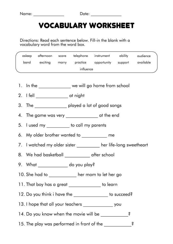 Third grade worksheet practicing common abbreviations with a word bank