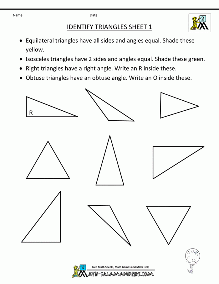 Third grade students working on an Angles in Two-Dimensional Shapes worksheet focusing on counting angles