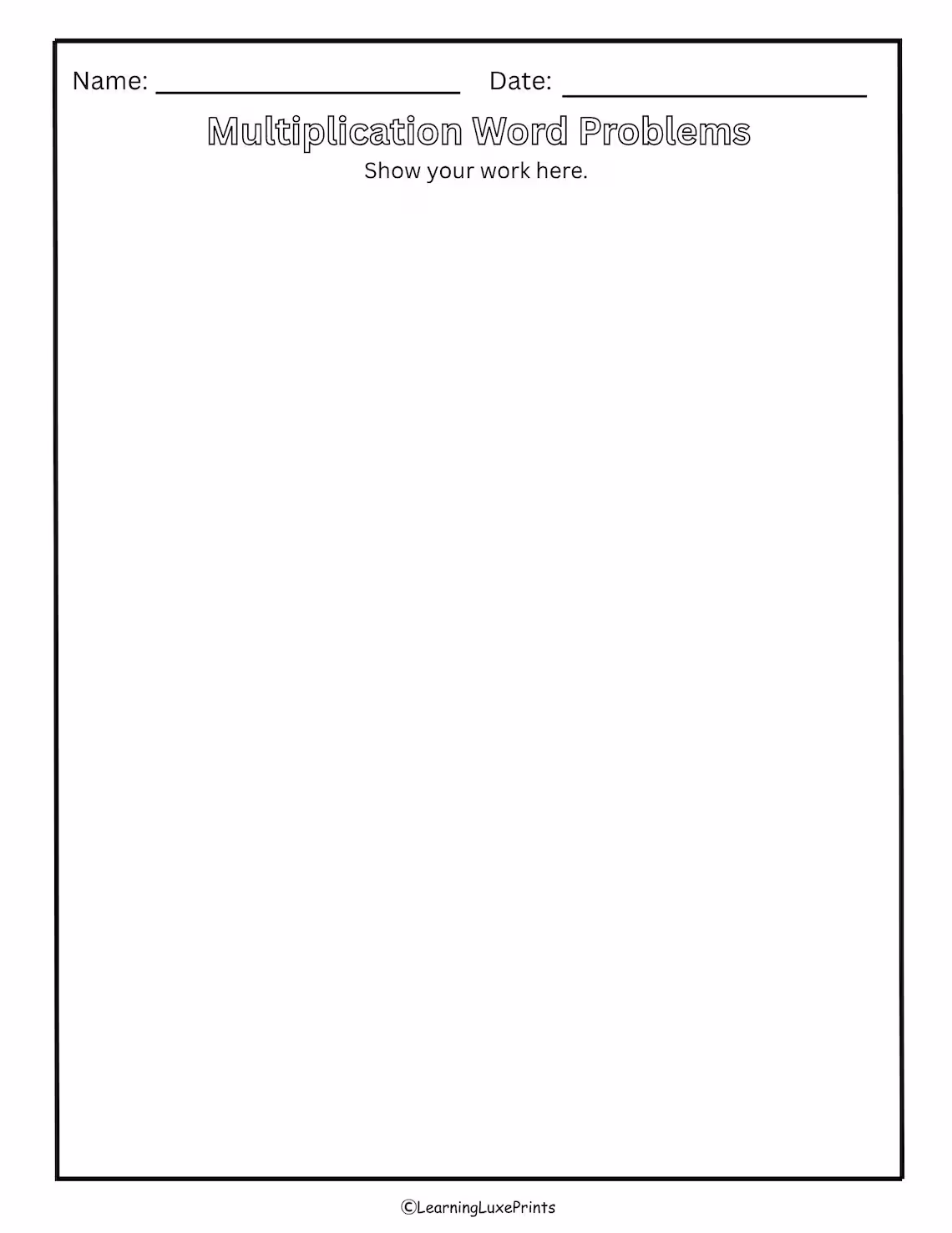 Worksheet 24 featuring baking scenarios to help third graders master multiplication in Earth and Space Science context Third grade baking-themed multiplication word problems worksheet for practicing times tables