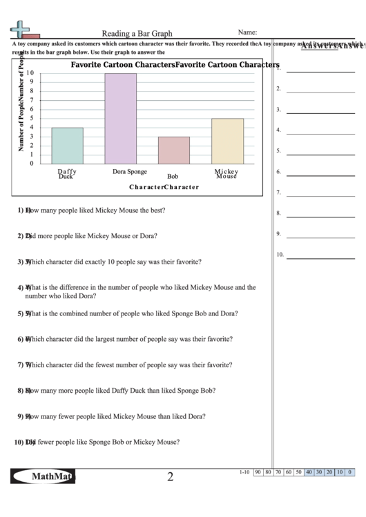 Bar graph showing Go Runners race results with colored bars representing different runners' distances, used for third grade math practice