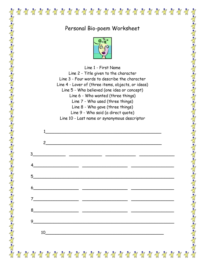 Third grade multiplication worksheet featuring a bio poem template about jazz musician Thelonious Monk