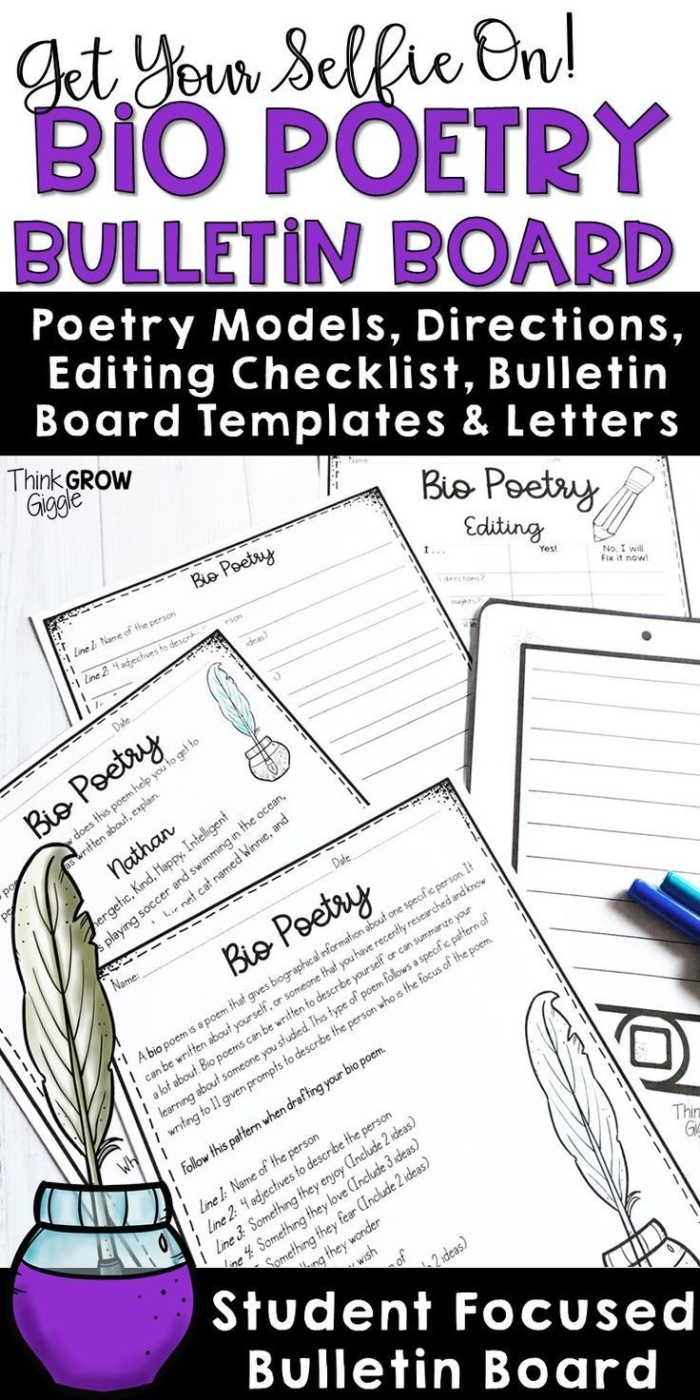 Third grade Bio Poem Template worksheet featuring jazz musician Thelonious Monk