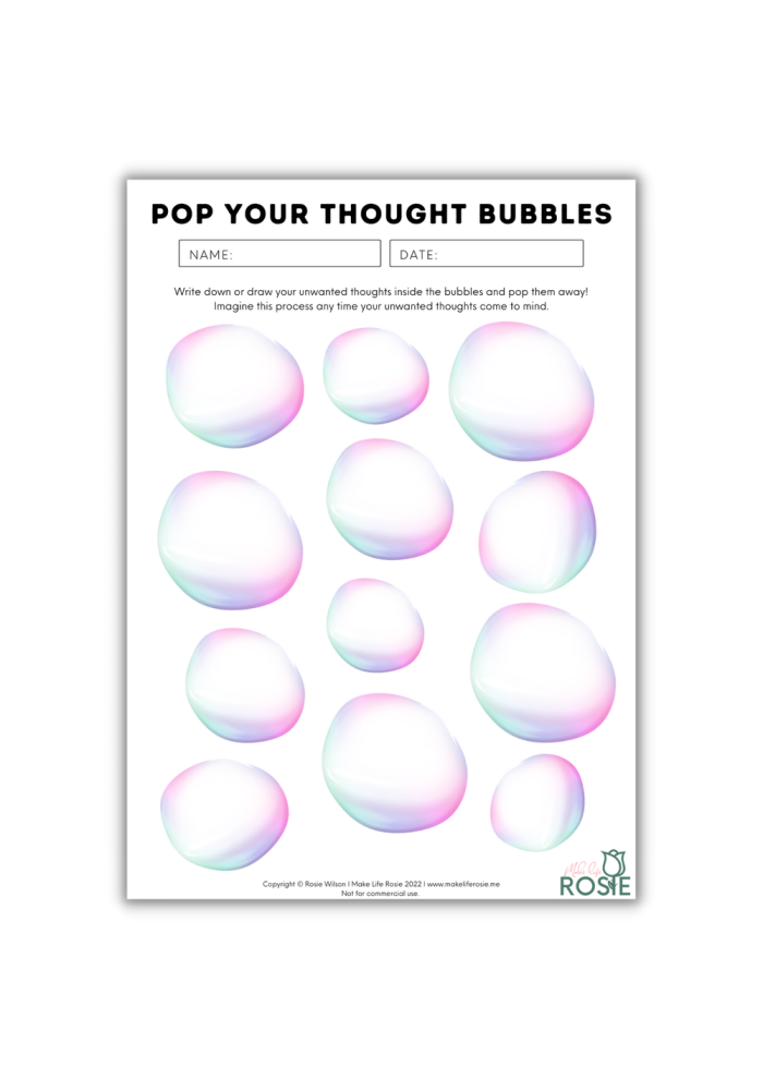 Visual guide for organizing thoughts with a bubble graphic organizer template Bubble Graphic Organizer worksheet for third graders to outline their story ideas