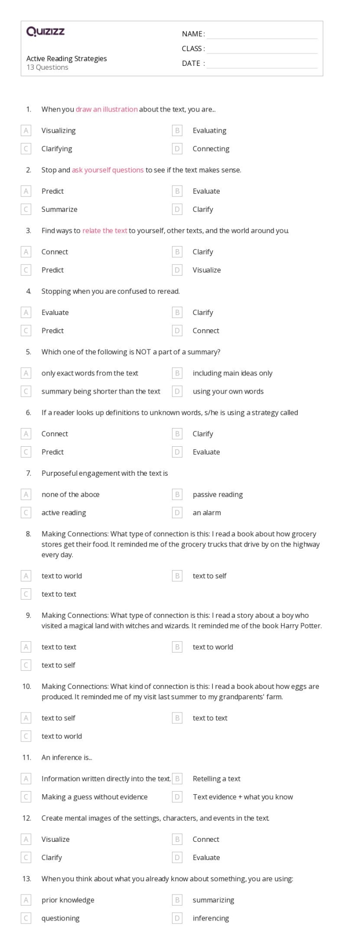Engage young learners with Reading Connections worksheet number 25 for Grammar and Mechanics skills Third grade Reading Strategies worksheet focusing on making text-to-self, text-to-text, and text-to-world connections