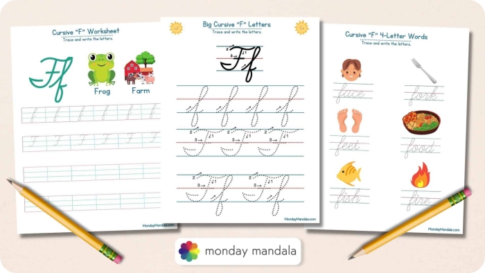 Third grade student practicing the cursive letter G on a handwriting worksheet