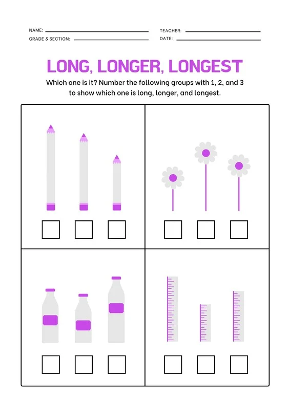 Worksheet image 25 for evaluating student understanding of data concepts Third Grade Fractions Data Learning Check worksheet focusing on data and graph skills