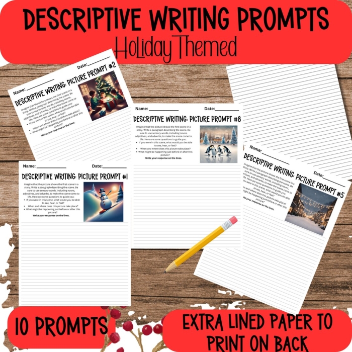 Engaging sentence starters for young writers in grade three worksheet 3 Third grade student working on descriptive writing prompts worksheet
