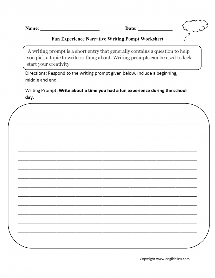 Third Grade Descriptive Writing Practice Worksheet Two Third grade worksheet featuring descriptive writing prompts for young learners
