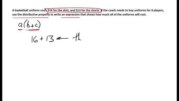 Distributive Property Word Problems Worksheet for 3rd Graders - Image 18 Third grade students tackling multiplication word problems using the distributive property in a worksheet