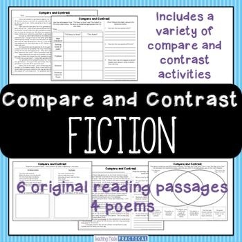 Worksheet for comparing and contrasting story settings in two fiction texts, designed for third graders, image 18 Third grade students working on a Comparing Settings from Two Fiction Texts worksheet to enhance reading skills