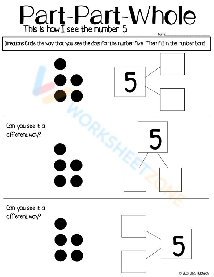 Fraction Fundamentals: Part of a Whole worksheet for third grade students Worksheet featuring third graders learning about fractions as parts of a whole
