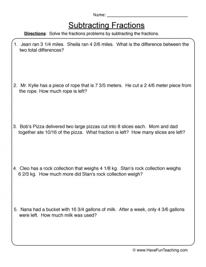 Engaging third grader working on fraction problems in worksheet 23 Third grade student completing the Introducing Fractions: Who Ate More? worksheet