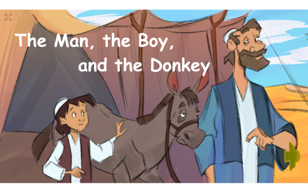 Printable resource for enhancing reading skills in young learners through classic storytelling A third-grade worksheet featuring the Aesop Fable "The Man, the Boy, and the Donkey" focused on fractions