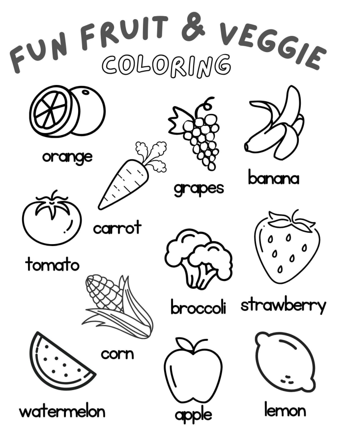 Division category spelling practice focusing on fruits and vegetables for grade 3 learners, image 24 Third graders spelling names of fruits and vegetables in a garden-themed worksheet