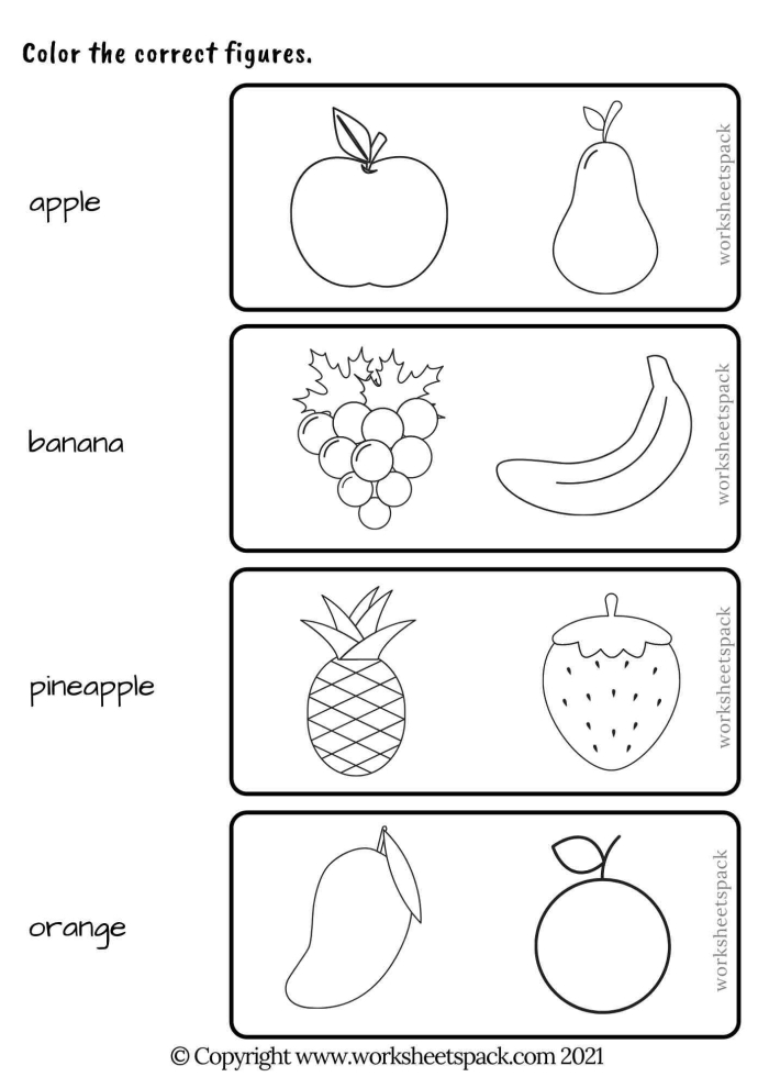 Worksheet 11 focused on spelling fruits and vegetables with a garden theme Third grade spelling worksheet featuring fruits and vegetables for division practice