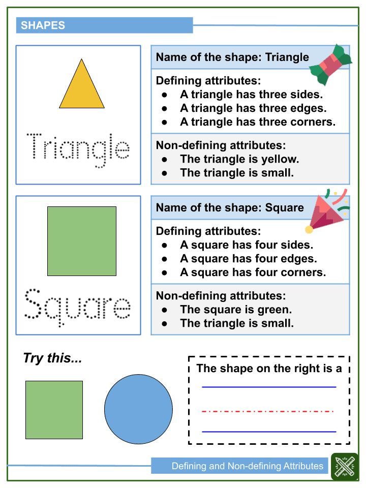 Visual reference guide displaying shape attributes including edges and corners for elementary math instruction Glossary page showing geometric shapes with labeled sides, angles, and vertices for third grade geometry learning