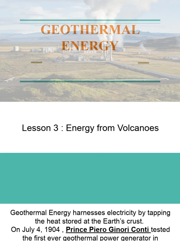 Third grade Chinese worksheet explaining geothermal energy and its uses