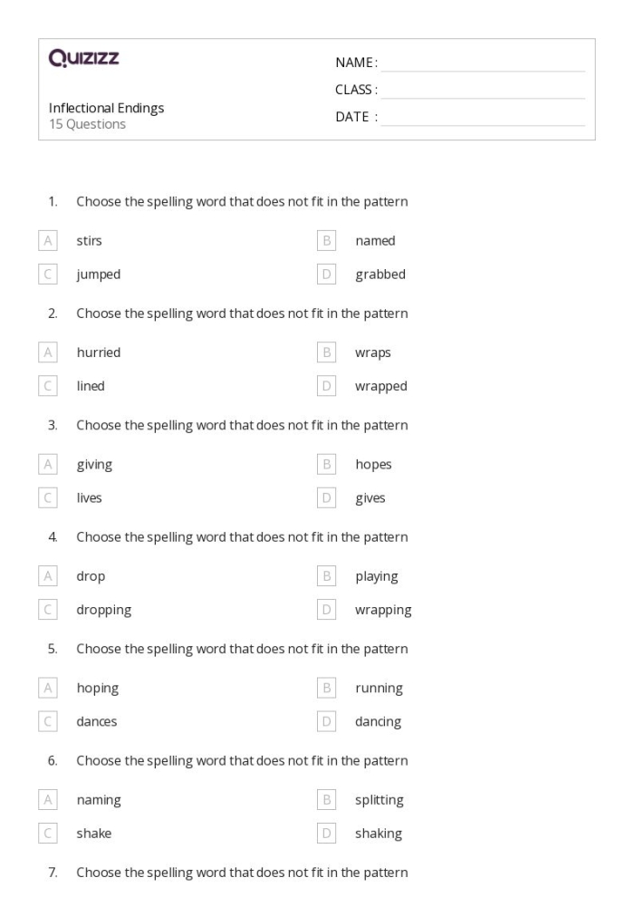 Practice final e rules with this Final e Inflected Ending worksheet for third graders Third grade worksheet on dropping the final e before adding inflected endings