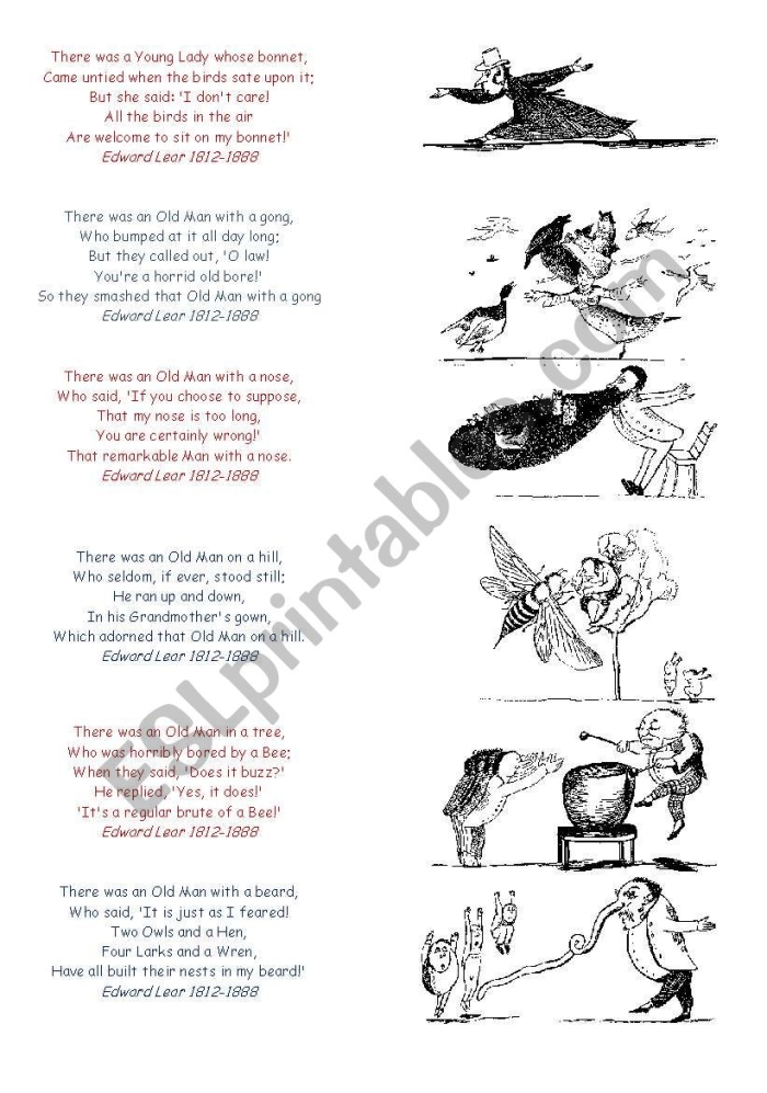 Creative limerick writing exercise for third graders to inspire poetry skills and humor Third Grade Write Your Own Limerick worksheet with fun rhyming lines and writing prompts