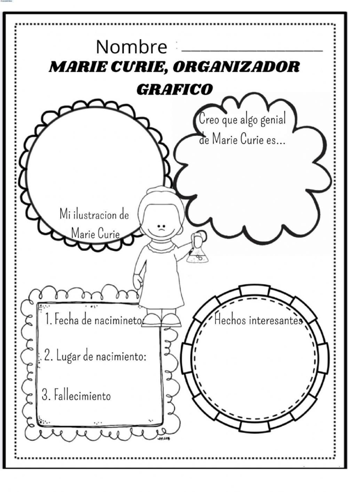Explore the life and achievements of Marie Curie with this educational multiplication worksheet Marie Curie worksheet for third graders focusing on her contributions to science and history