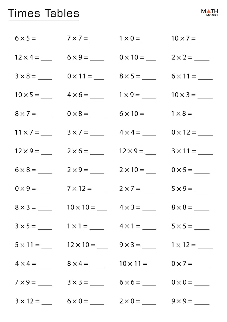 Math-Go-Round hard multiplication worksheet for third graders, image 8 Third grade students playing Math-Go-Round, a challenging multiplication worksheet game