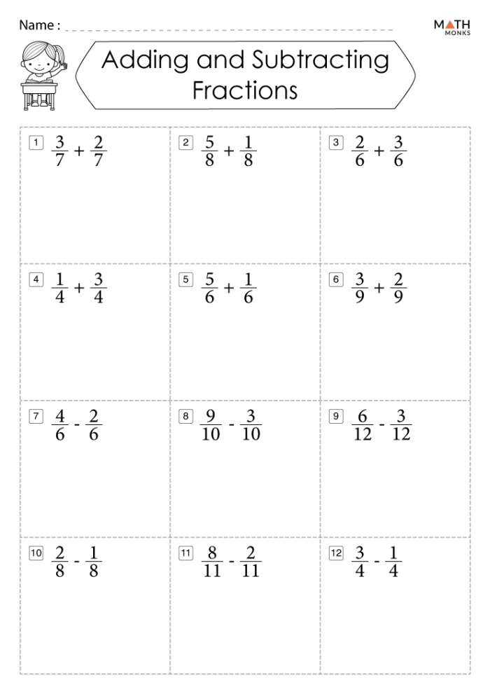 Math Riddles worksheet for third graders focusing on addition and subtraction skills