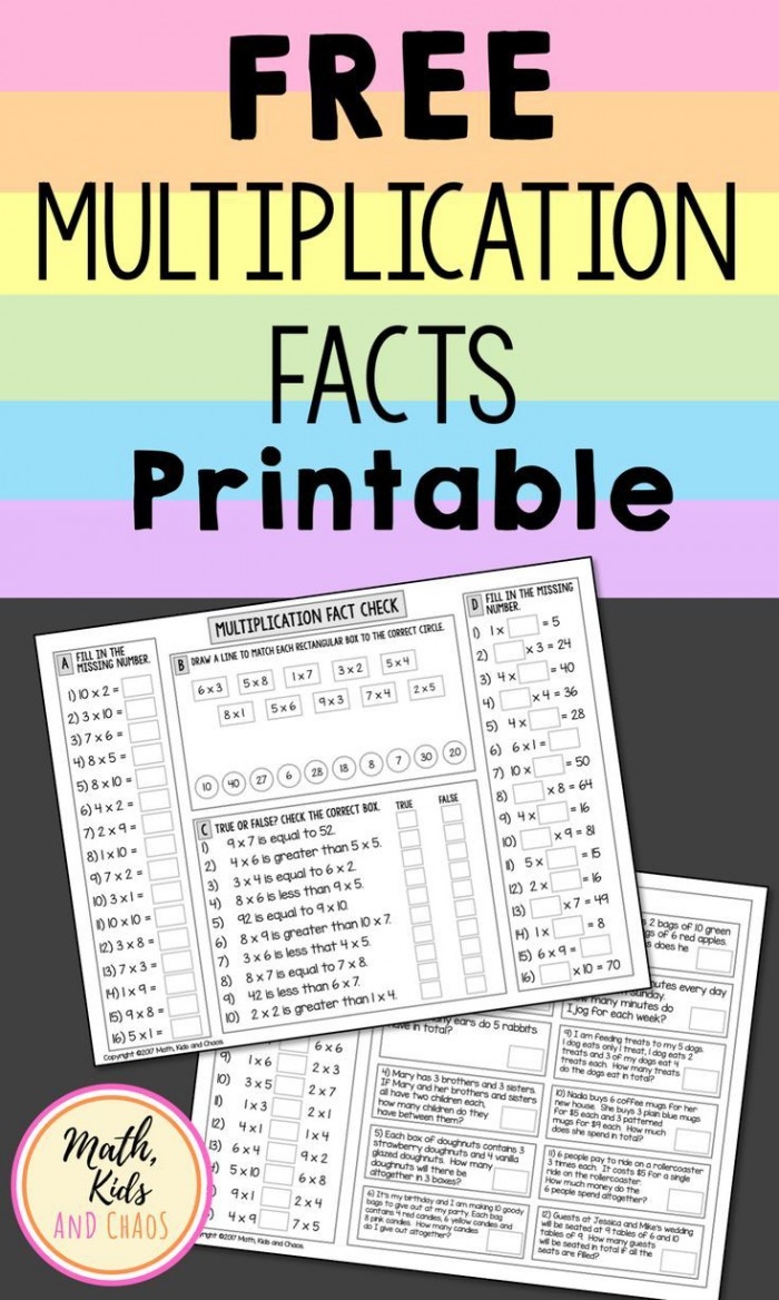 Multiplication facts fluency assessment worksheet for third grade students in geometry lesson 25 Third grade geometry worksheet featuring multiplication facts check-in for factors up to 10