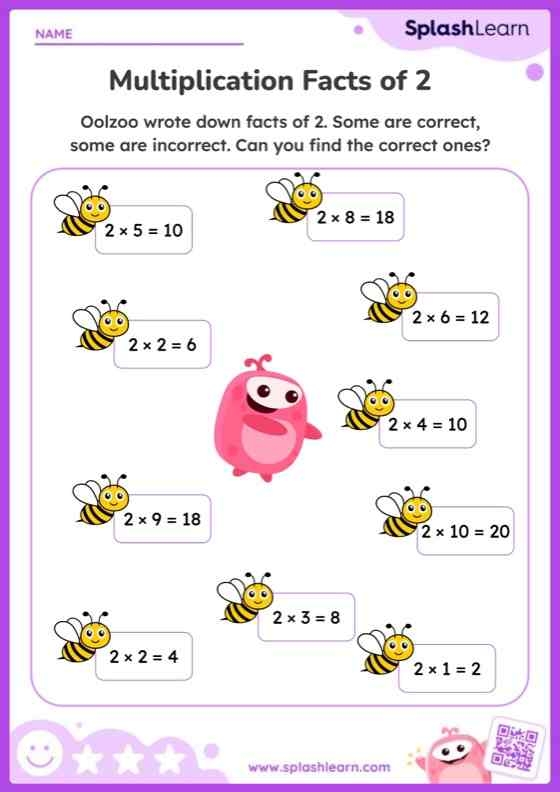 Multiplication Facts Check-In worksheet for third graders practicing fact fluency in geometry Third Grade Geometry Multiplication Facts Check-In worksheet focusing on factors up to 10