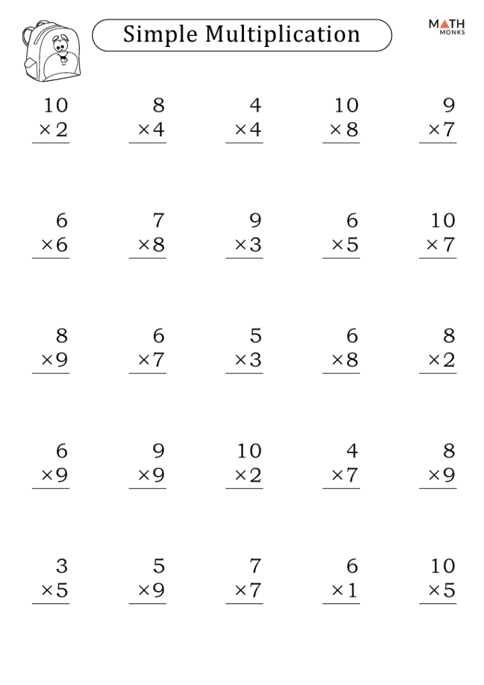 Engaging multiplication practice for third graders with a fun phonics theme on worksheet 14 Third grade phonics worksheet featuring simple multiplication exercises with playful illustrations