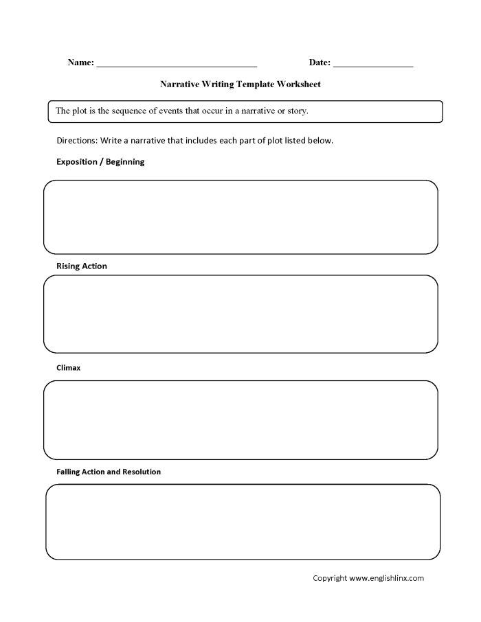 Third grade narrative writing worksheet focused on starting new paragraphs