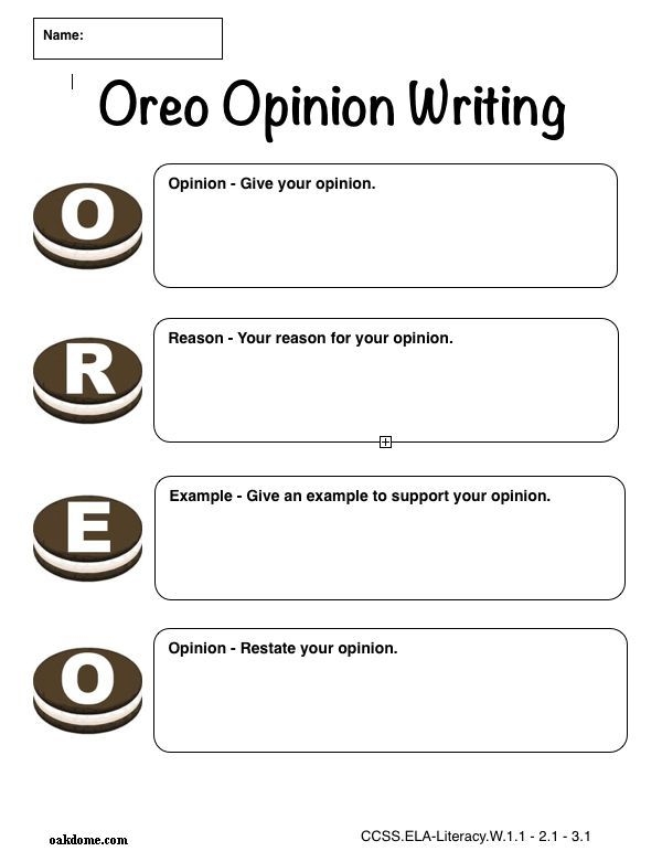 Engaging three-page worksheet for opinion writing planning and drafting, image 10 Third grade student completing an In My Opinion writing guide worksheet with prompts