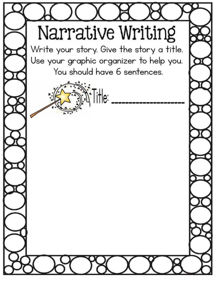 Third grade worksheet for practicing new paragraphs in narrative writing