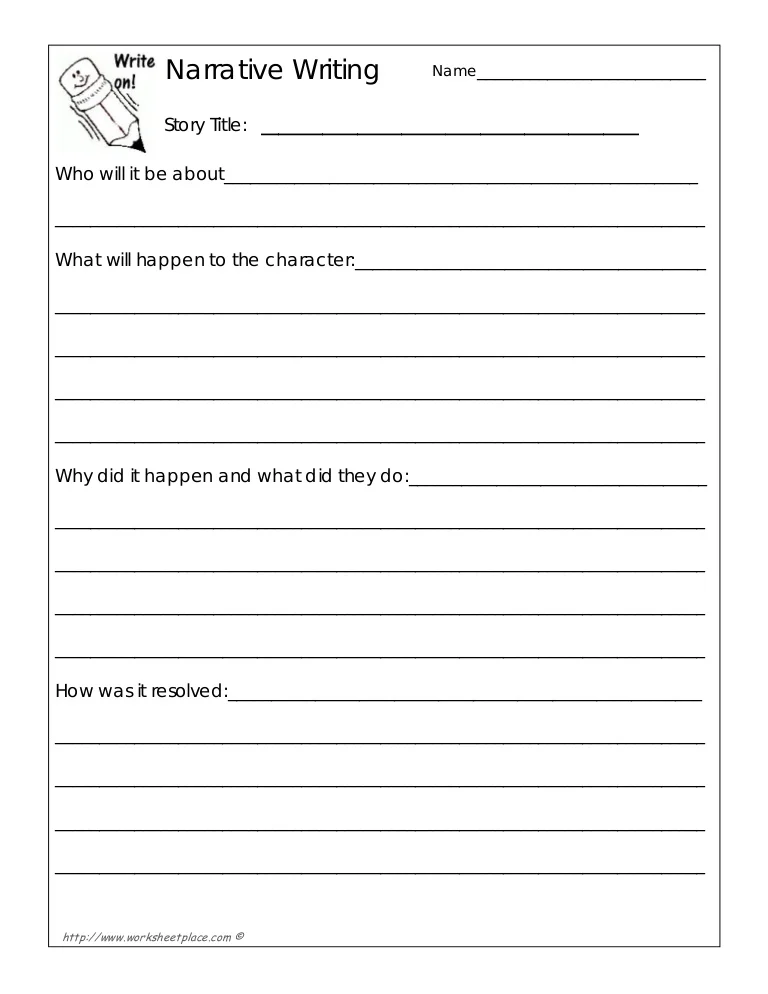 Third grade worksheet focused on starting new paragraphs in narratives with simple graphs