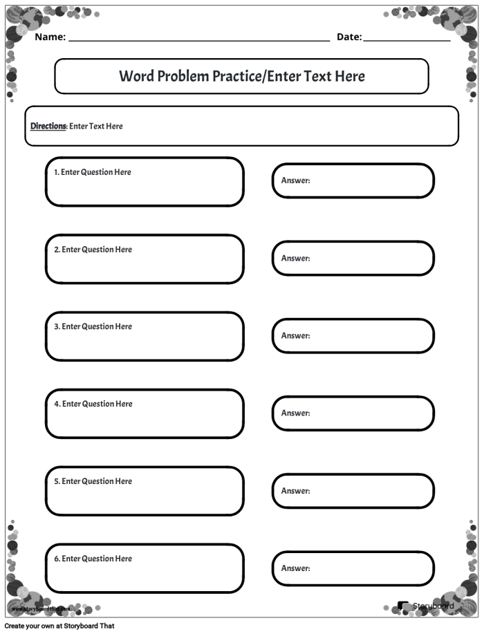 Explain the Problem exercise for third graders focusing on identifying story problems with past tense verbs Third grade worksheet for explaining the problem in a story using past tense verbs