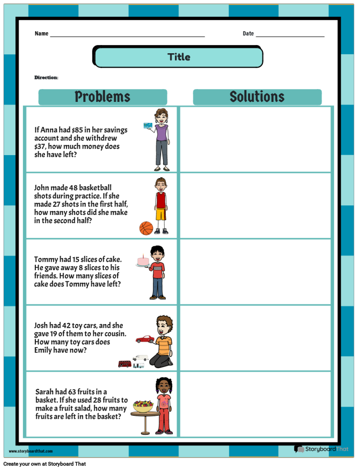 Explain the Problem worksheet for third grade reading practice 25 Third grade worksheet focusing on explaining the problem with past tense verbs