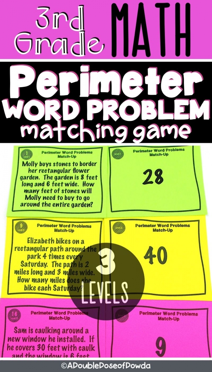 Let's Go Around! Exploring Perimeter worksheet for geometry practice Third-grade student measuring the perimeter of various shapes on a worksheet