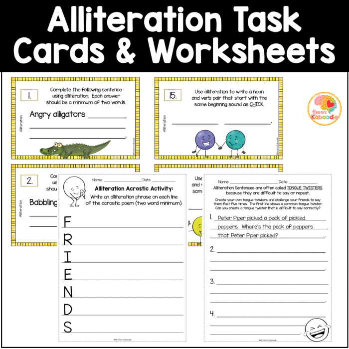 Spring-themed alliteration poetry worksheet for third graders with Casey at the Bat focus Third grade students working on an alliteration in poetry worksheet featuring Casey at the Bat