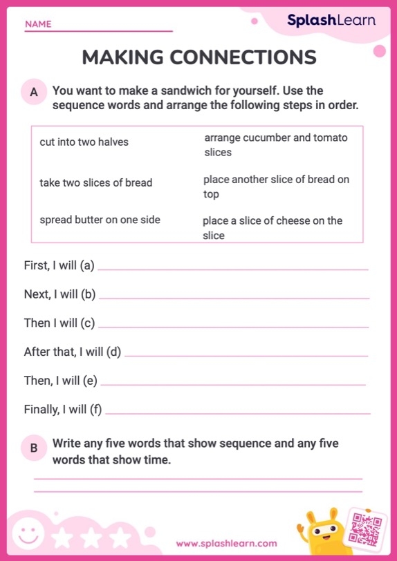 Reading Strategies worksheet focused on making connections for third graders Third grade worksheet for practicing text-to-self, text-to-text, and text-to-world connections