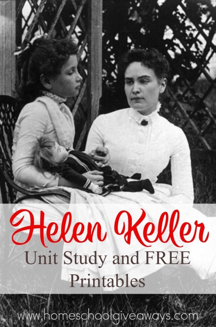 Helen Keller Biography worksheet for third graders featuring a reading and reflection prompt