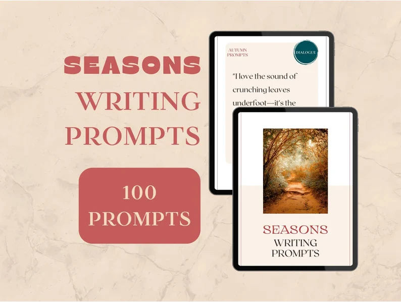 Third grade Seasons Writing Prompt worksheet featuring animals for each season with space to write a paragraph