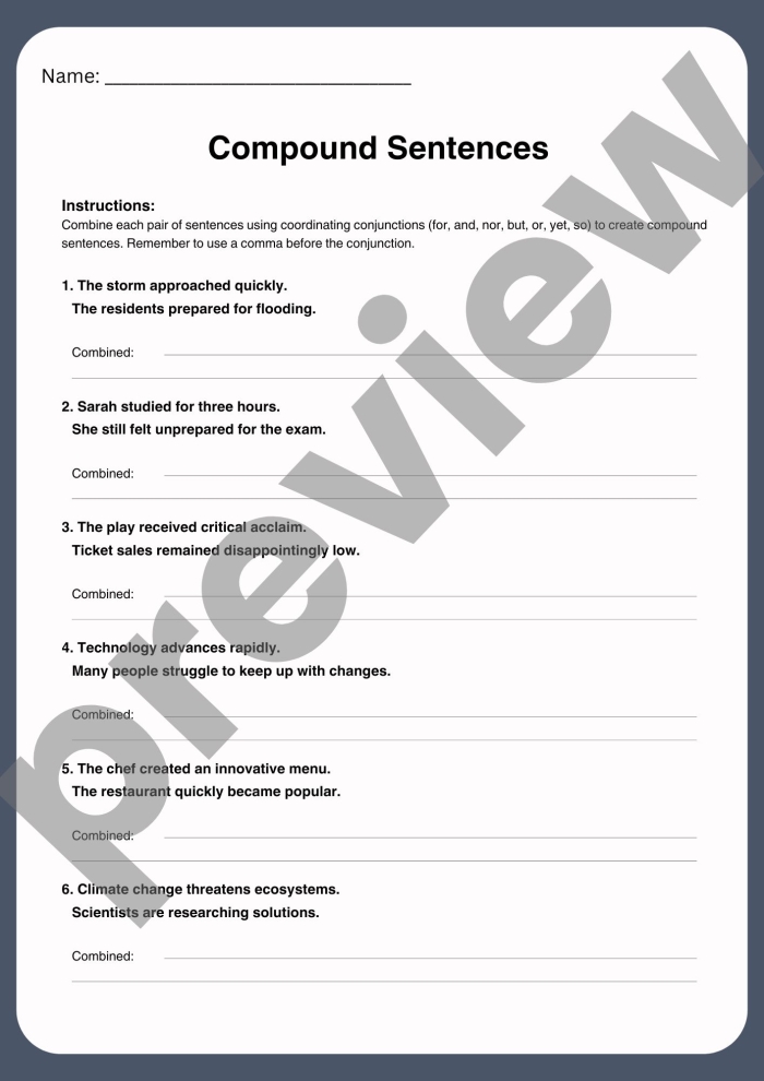Engaging exercise to help students reduce repetition in their writing Sentence combining practice worksheet for third graders to enhance writing skills