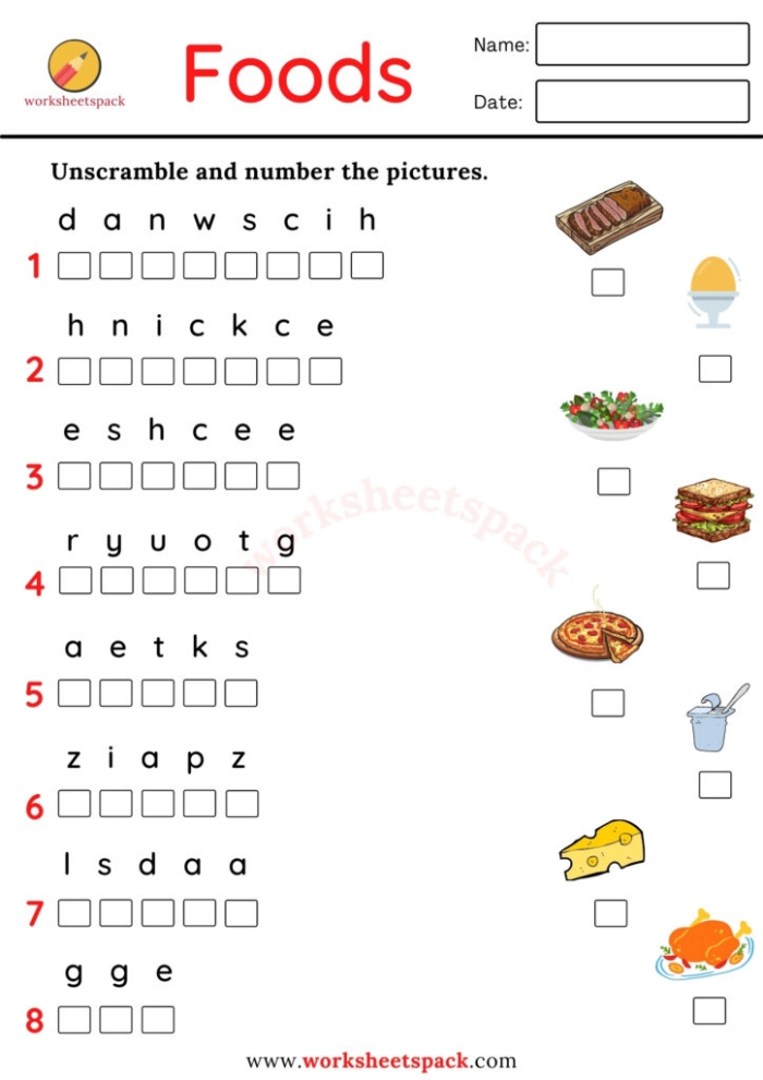 Practice your spelling skills with this challenging letter scramble worksheet 22 Third Grade spelling worksheet featuring scrambled letters to unscramble