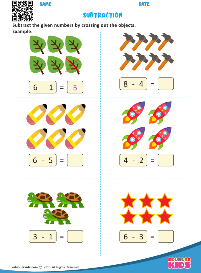 Subtract 'Em worksheet for third graders focusing on three-digit subtraction problems Third grade students working on subtraction word problems in a math worksheet