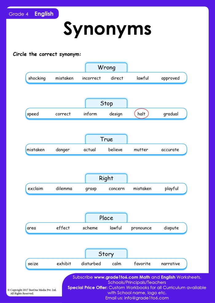 Synonym matching activity for third graders, time and money theme, worksheet number 24 Third Grade worksheet matching synonyms focusing on time and money concepts, worksheet 24
