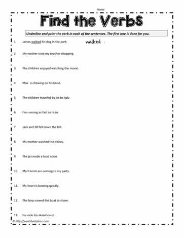 Engaging Find the Verbs worksheet for third grade history learners, image 24 Third grade students identifying verbs in a history-themed Find the Verbs worksheet