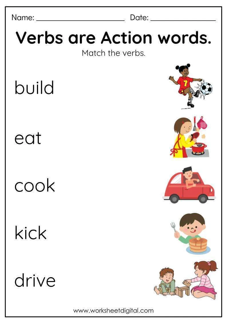 Engaging Find the Verbs worksheet for young word detectives in history class Third grade students identifying verbs in a fun history-themed worksheet