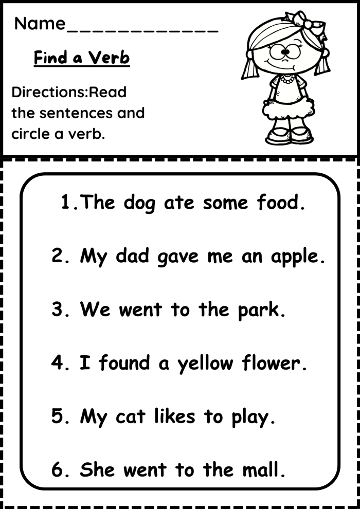 Engaging word detective activity for finding verbs in history for third graders Third grade students identifying verbs in a history-themed Find the Verbs worksheet