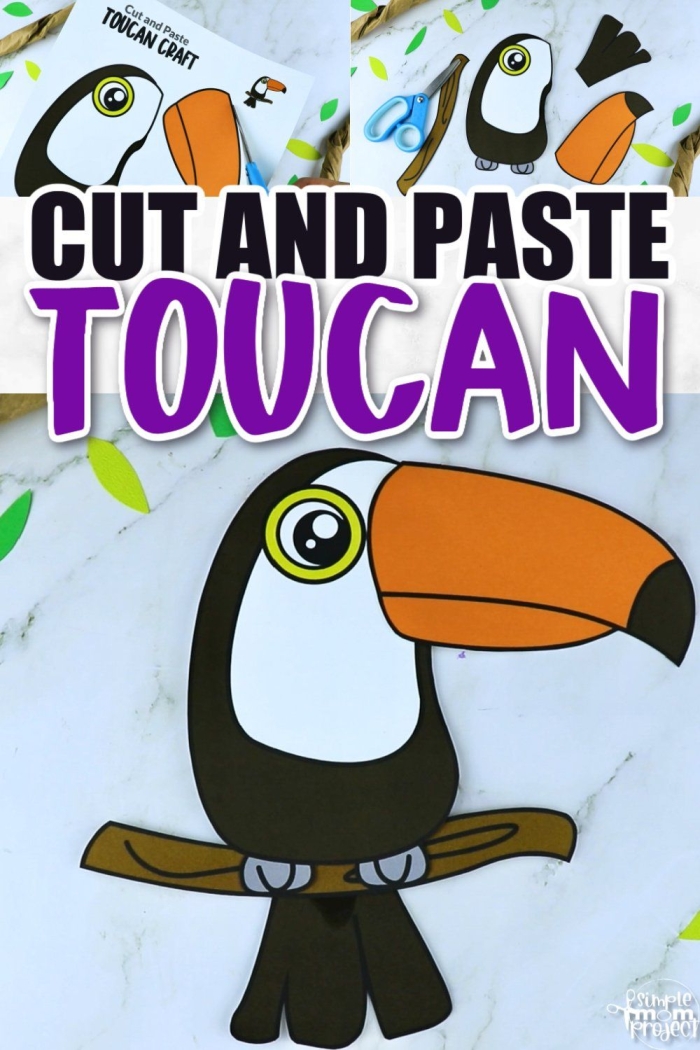 Creative toucan coloring page number sixteen for young learners Color the Toucan worksheet for Pre-K students in Civics and Government